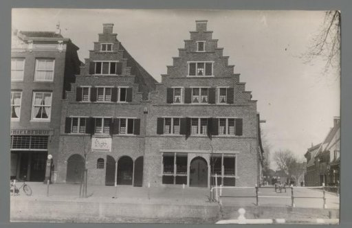 View of two VOC warehouses in Hoorn