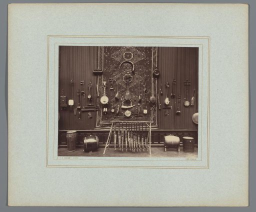 Musical instruments from the collection of Daniël François Scheurleer, exhibited at Pulchri Studio in 1893