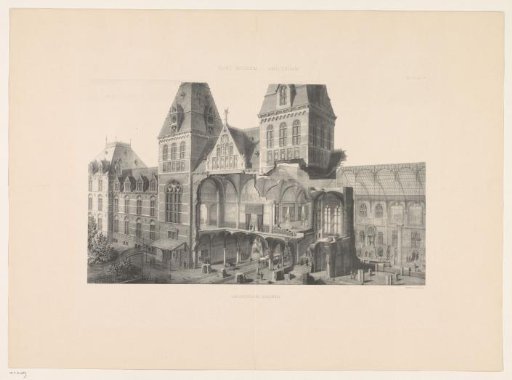 Perspective Section of the Rijksmuseum