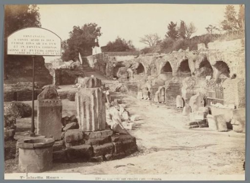Palace of Tiberius on the Palatine in Rome