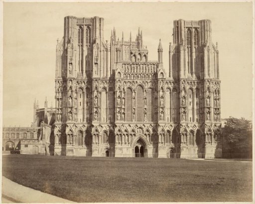 West facade of the cathedral at Wells