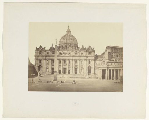 View of St. Peter's and St. Peter's Square in Vatican City