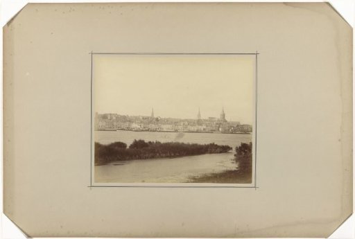 View of Nijmegen from the opposite bank of the Waal