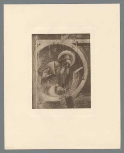 Reproduction of a fresco with the prophet Isaiah by Masaccio, from a chapel in Empoli, Italy