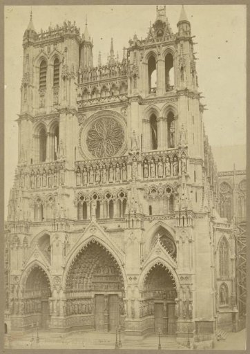 Façade of the Cathedral of Amiens
