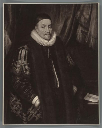 Photographic reproduction of a painted portrait of William I by Michiel Jansz. van Mierevelt