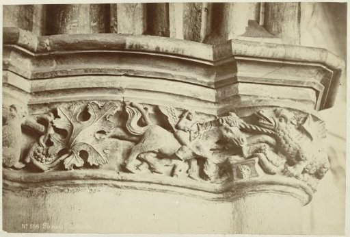 Bas-relief on the Cathedral of Nevers