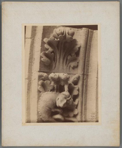 Photographic reproduction of a detail from the Cathedral of Laon
