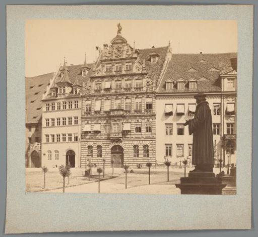 View of the Pellerhaus at Egidienplatz, Nuremberg