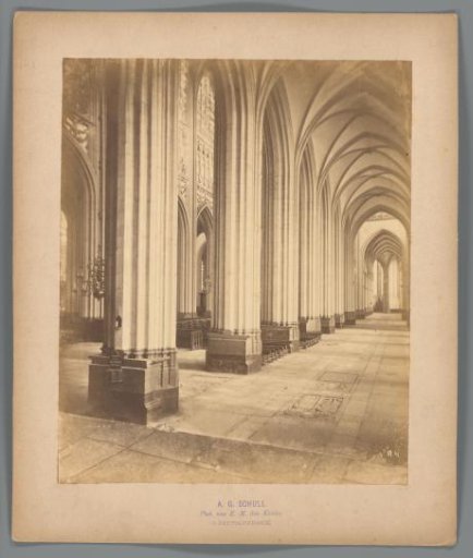 Interior of St. John's Cathedral in 's-Hertogenbosch