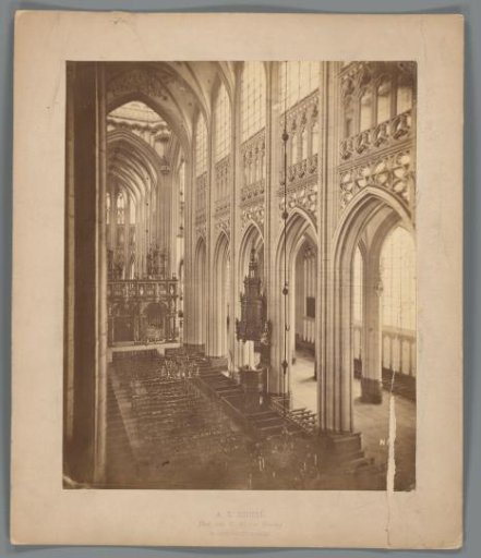 Interior of St. John's Cathedral in 's-Hertogenbosch