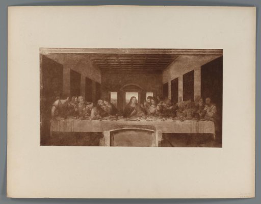 Photographic reproduction of the fresco The Last Supper by Leonardo da Vinci