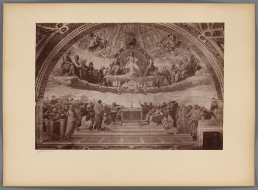 Photographic Reproduction of The Dispute of the Holy Sacrament by Raphael