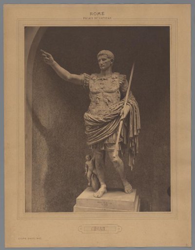 Statue of Augustus Caesar (Augustus of Prima Porta; coll. Vatican Museums)