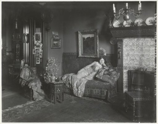 Mrs. Gorter in an interior