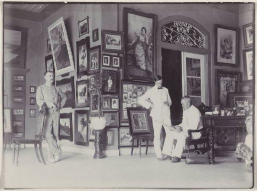 In the photography studio of Kurkdjian in Surabaya