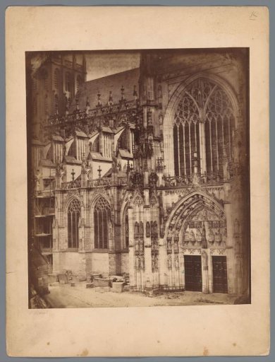 Exterior of the south portal of St. John's Cathedral in 's-Hertogenbosch