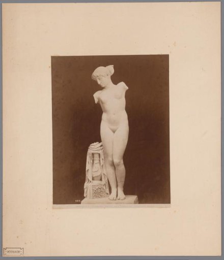 Sculpture of the Esquiline Venus in the Capitoline Museums in Rome, Italy