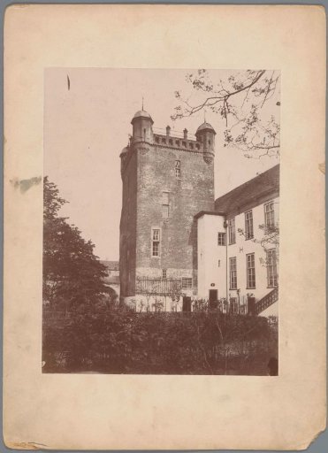 View of the tower of Huis Bergh in 's-Heerenberg
