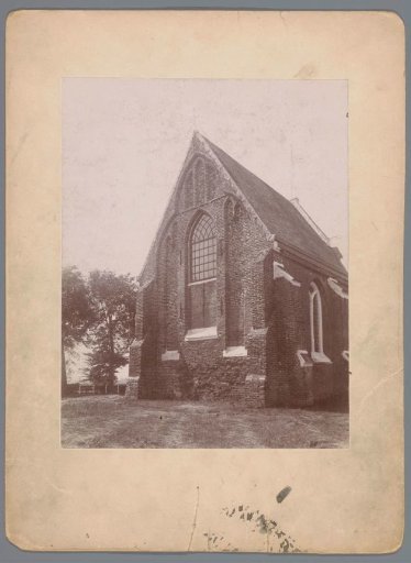 Exterior of a Dutch Reformed Church in the Netherlands