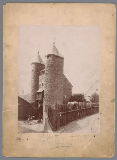 View of the Helpoort in Maastricht