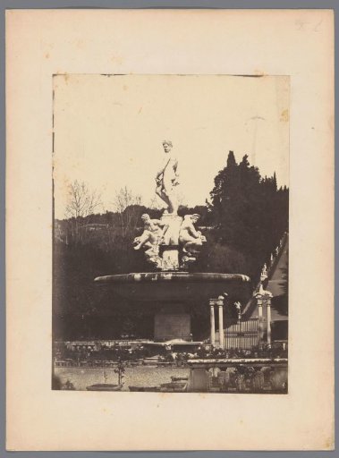 Neptune Fountain in the Boboli Gardens in Florence