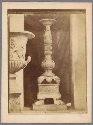 Candelabrum with an acanthus motif