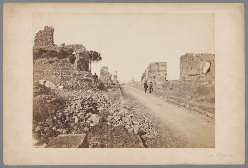 Via Appia near Rome, Italy