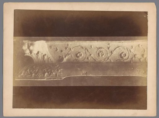 Relief with arabesques