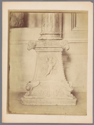 Basement with ram's heads and sphinxes