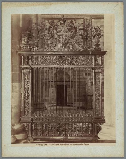 Balustrade in the Charterhouse of Pavia