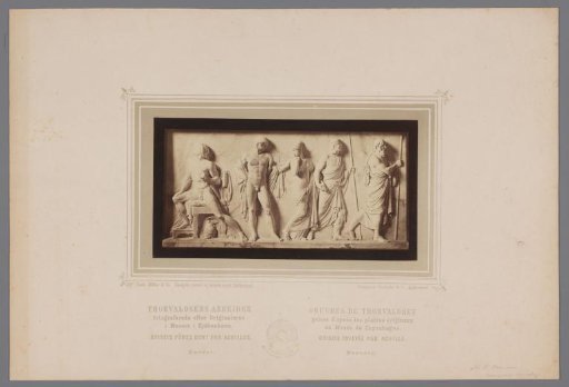 Photoreproduction of a relief by Bertel Thorvaldsen