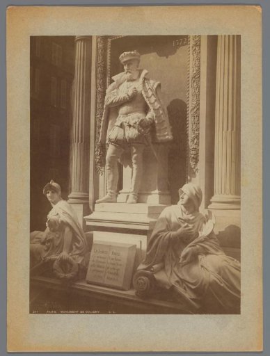 Monument to Gaspard de Coligny in Paris