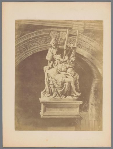 Statue of the Pietà by I. Scalza in the Cathedral of Orvieto