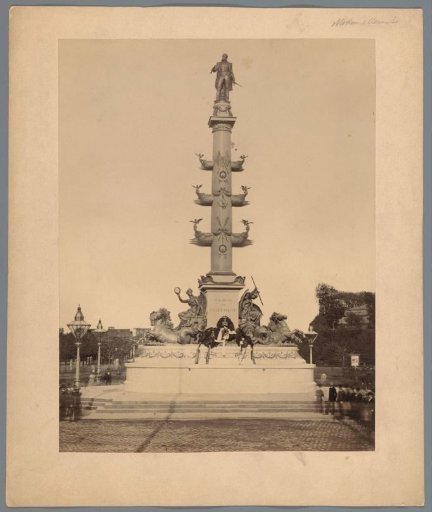 Monument to Admiral Wilhelm von Tegetthoff in Vienna