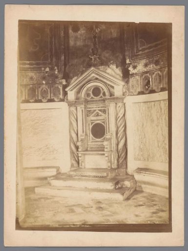 Cathedra in a church (possibly) in Italy