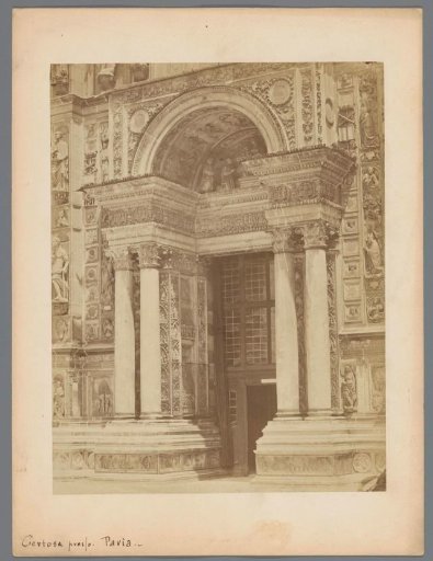 Portal of the Charterhouse of Pavia