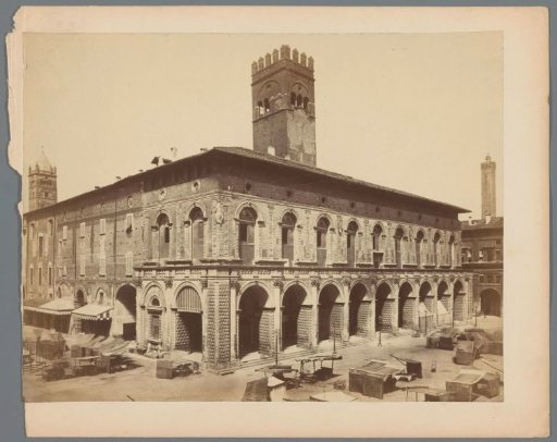 Palazzo del Podestà on the Piazza Maggiore in Bologna