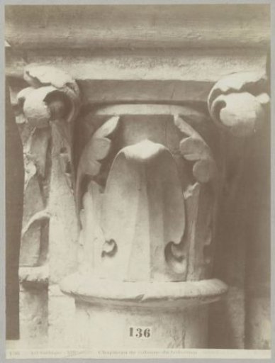 Capital with leaf motif, Laon Cathedral