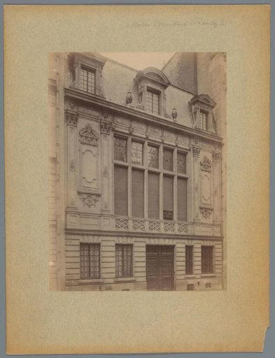 Façade of a building in France