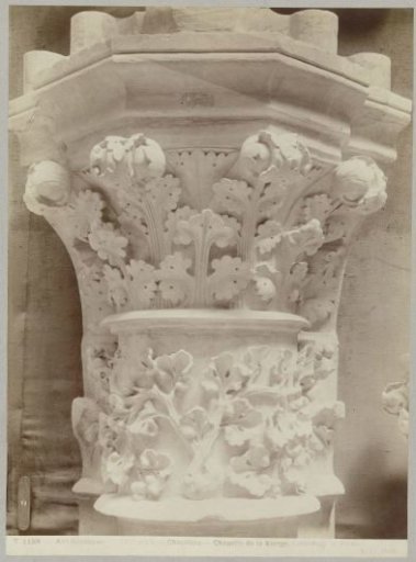 Capital with leaf motif, Reims Cathedral