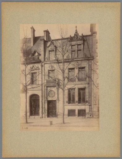 Façade of a building in France