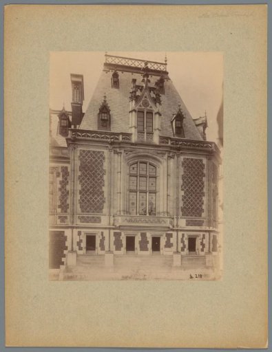 Façade of a building in France