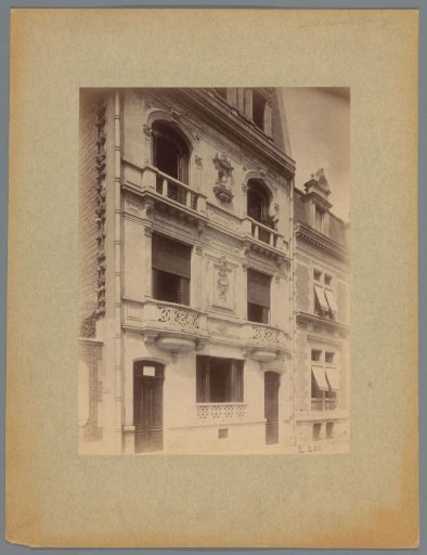 Façade of a building in France