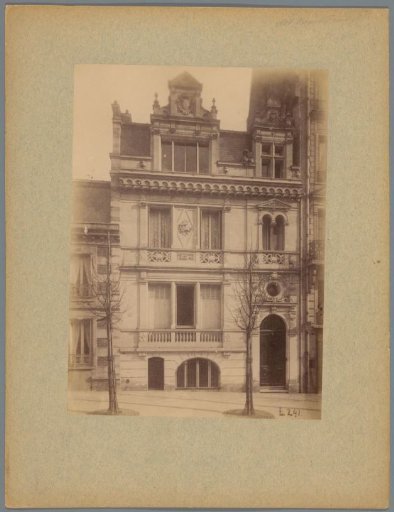 Façade of a building in France