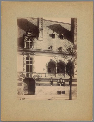 Façade of a building in France