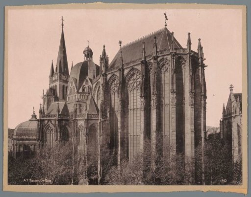 View of the Cathedral in Aachen