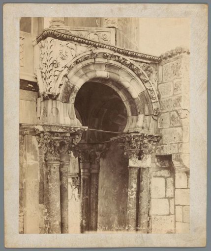 Detail of the pulpit of Qadi Borhan-ed-Din at the Umayyad Mosque in Jerusalem