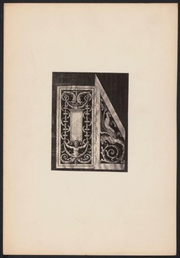 Two ornamental prints with a winged lion on a wall