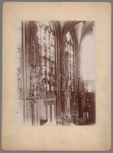 Left wall of the sacrament chapel of St. John's Cathedral in 's-Hertogenbosch